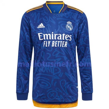 Maillot de Foot Real Madrid Extérieur 2021-22 Manches Longues Maillot de Foot Real Madrid Extérieur 2021-22 Manches Longues
